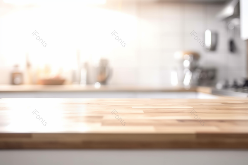 简约风格的模糊现代厨房背景素材,高清,摄影图,摄影图片,图片大全,摄影图免费下载